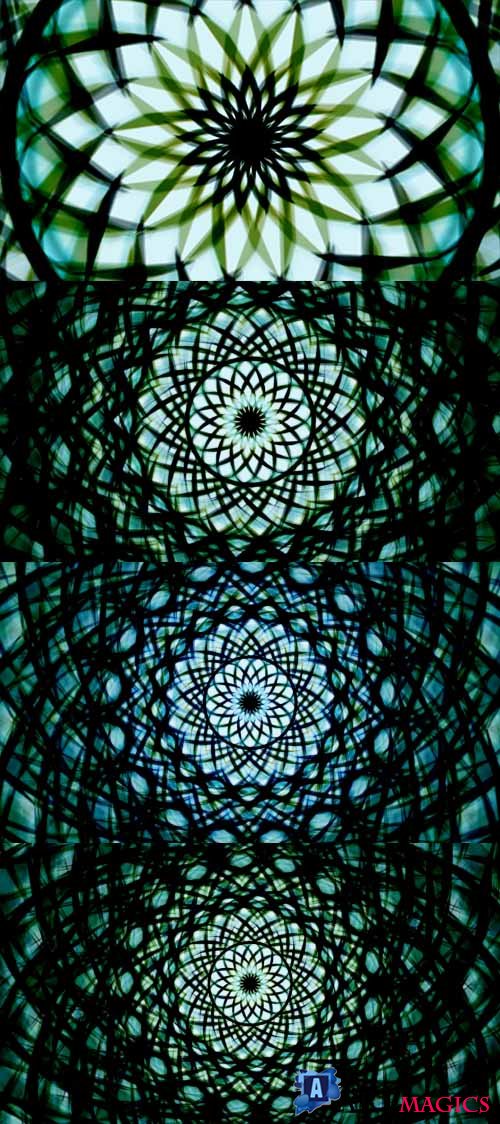 Geometric Dark Mandala