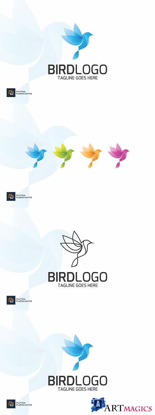 Abstract Bird - Logo Template