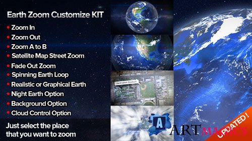 Earth Zoom Customize Kit 4 - Project for After Effects (Videohive)