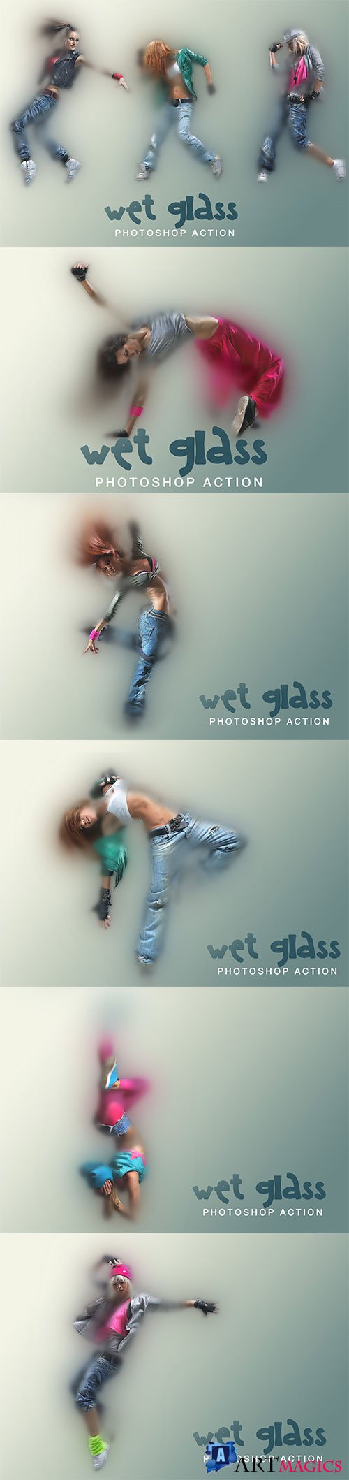 Wet Glass Photoshop Action