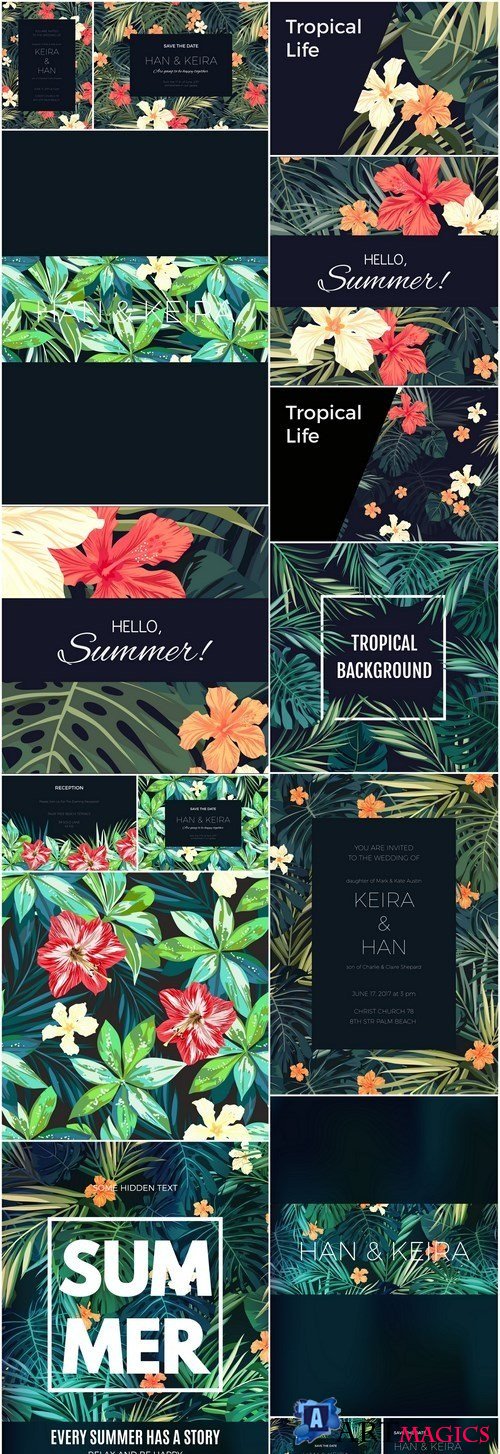 Exotic Tropical Backgrounds