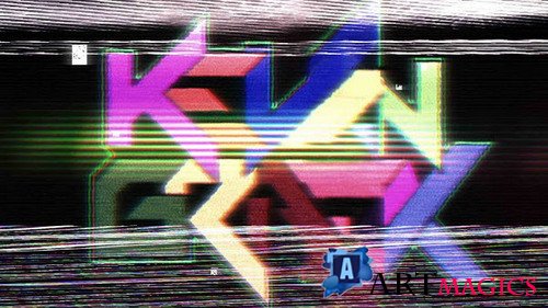 Glitch Logo Reval v2 - After Effects Template