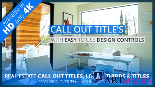 Real Estate Call Out Titles, Lower Thirds & Title Pack | HD/4K - Project for After Effects (Videohive)
