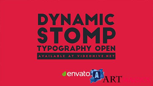 Dynamic Stomp Typography Open - Project for After Effects (Videohive)