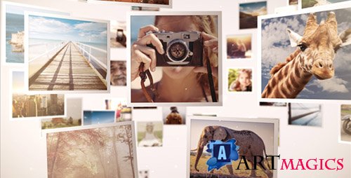 Mosaic Gallery 3D - Project for After Effects (Videohive)