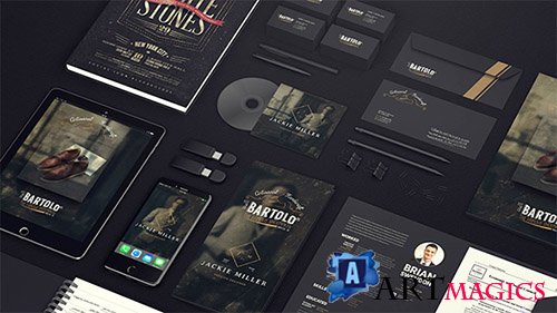 Black Mock-up Video Presentation - Project for After Effects (Videohive)