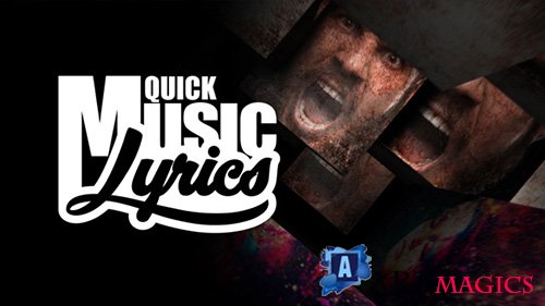 Quick Music Lyrics - Project for After Effects (Videohive)