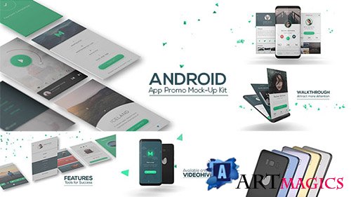 Android App Promo Mock-Up Kit - Project for After Effects (Videohive)