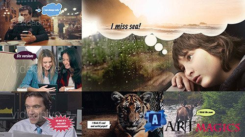 Speech Bubbles - Project for After Effects (Videohive)