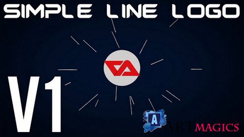 Simple Line Logo v1 - After Effects Template