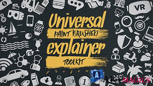 Universal Paint Brushed Explainer Toolkit - Project for After Effects (Videohive)