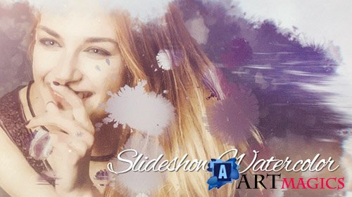 Slideshow Watercolor - Project for After Effects (Videohive)