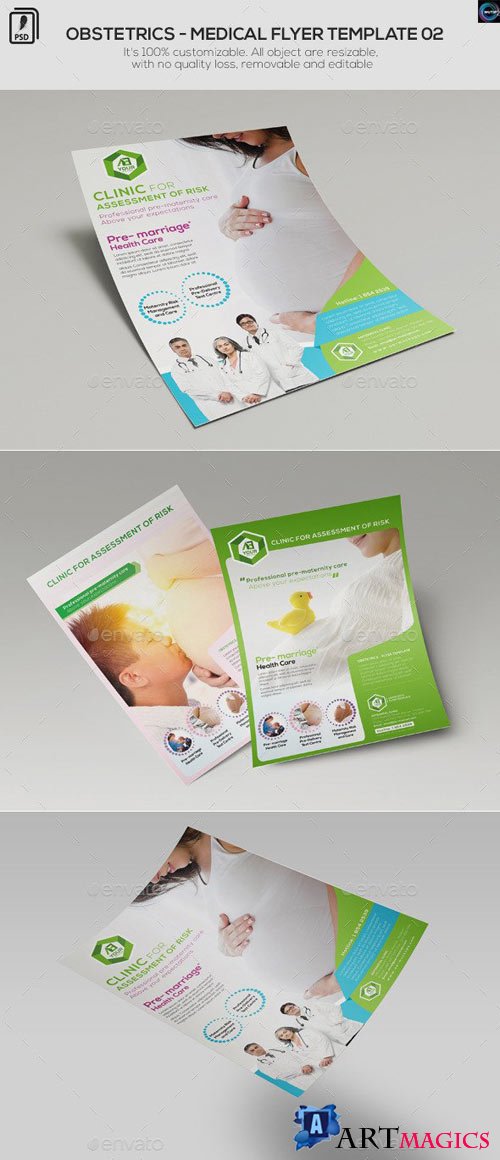 Obstetrics-Medical Flyer Template 02