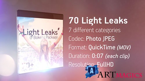 Light Leaks & Bokehs Package - Project for After Effects (Videohive)