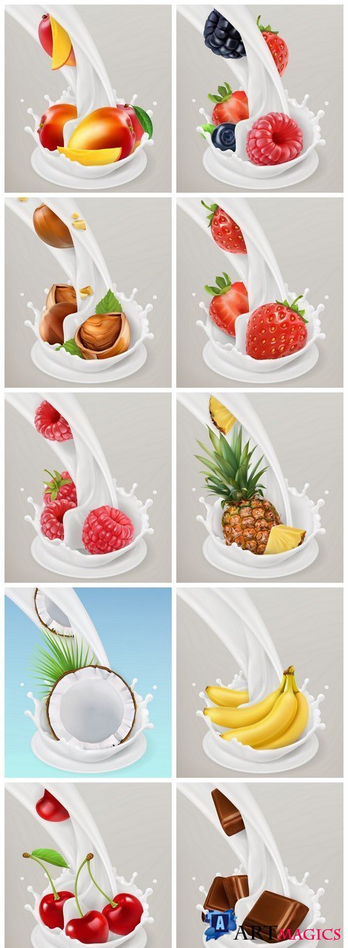 Fruit Milk Splash