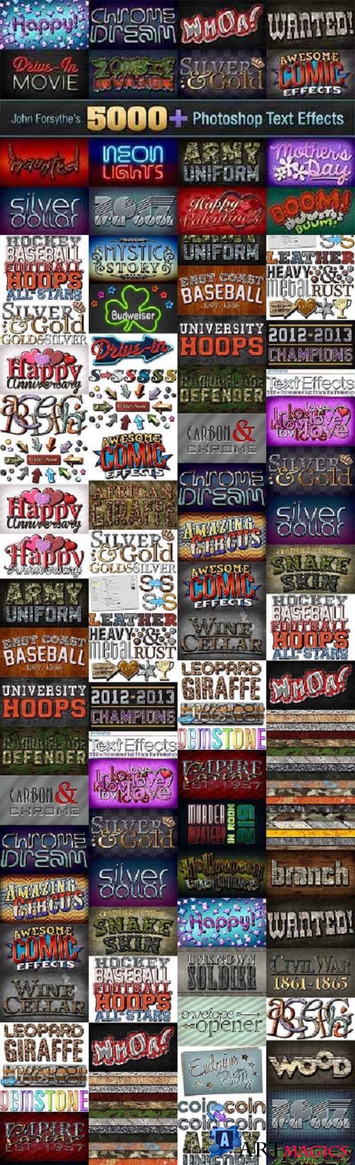 5,000+ Professional Text Effects