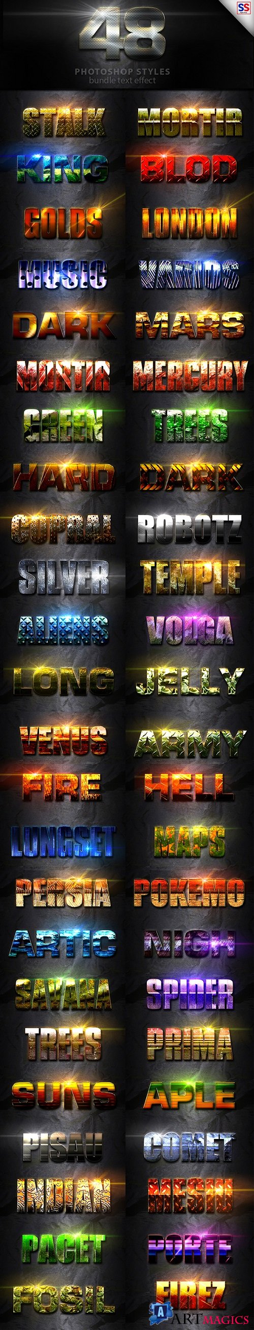 48 Text Effect Bundle Vol 2 - 20002530