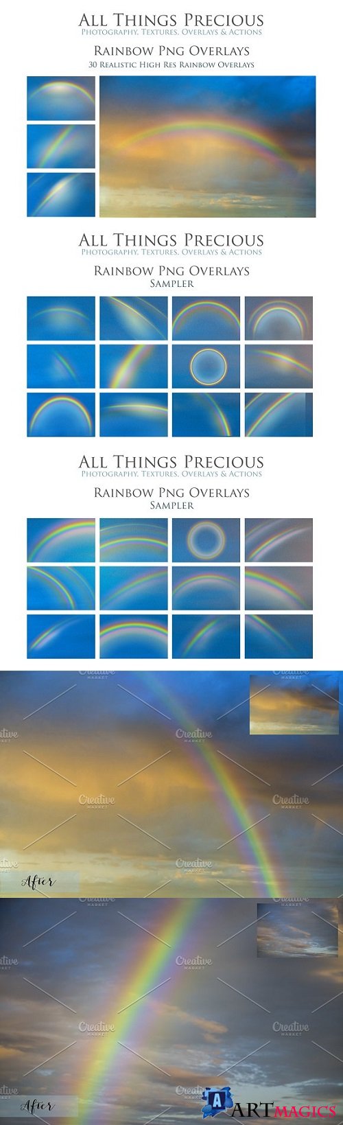 Rainbow PNG Overlays - 1877830