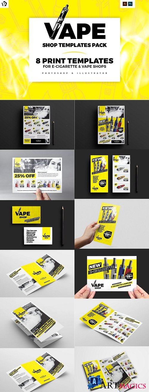 Vape Shop Templates Pack - 1808958