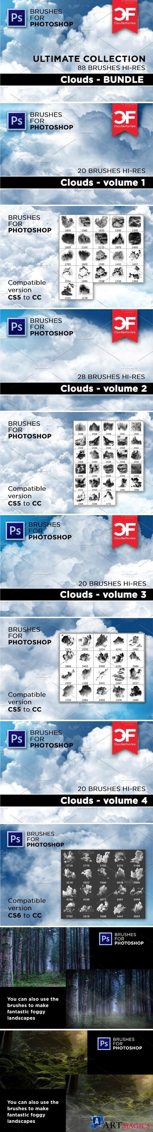Ultimate Clouds brushes Collection - 1853509
