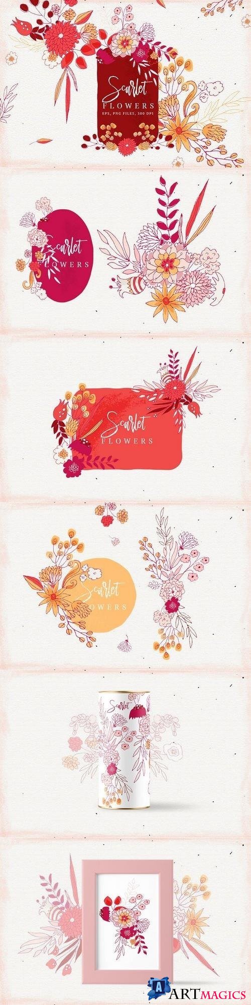 Scarlet Flowers - 1632471