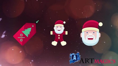 50 Christmas Icons - After Effects Templates