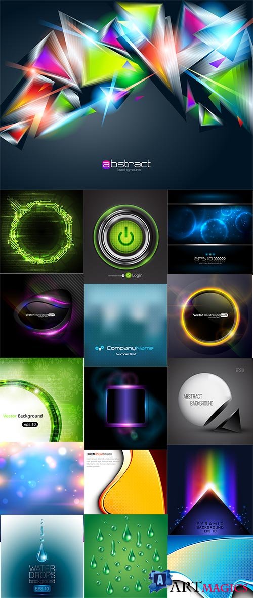 Abstract Background Collection_45 - 30 Vector