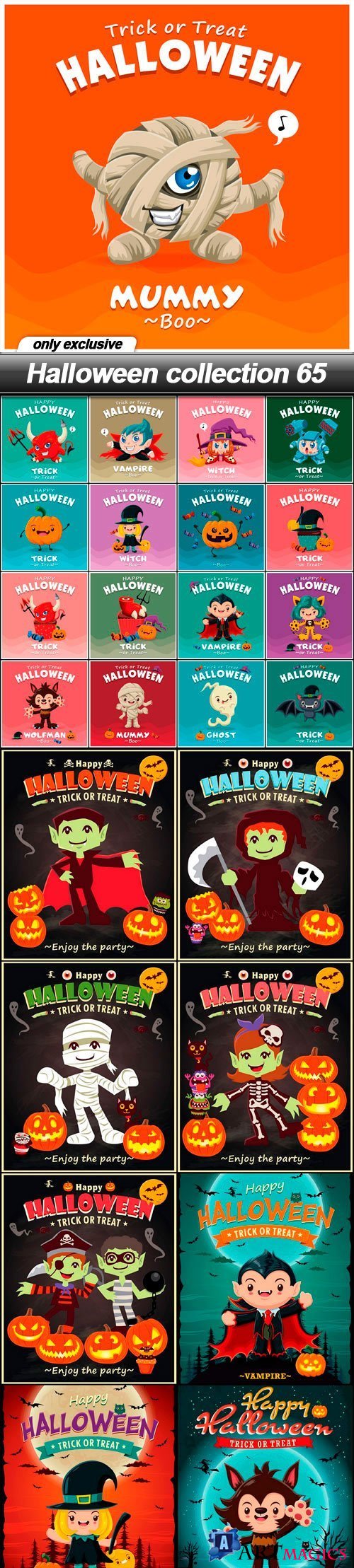Halloween collection 65 - 25 EPS