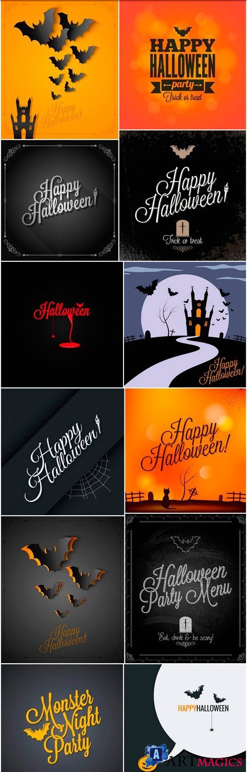 Halloween collection 48 - 13 EPS