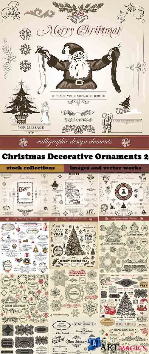Christmas Decorative Ornaments 2 25xEPS