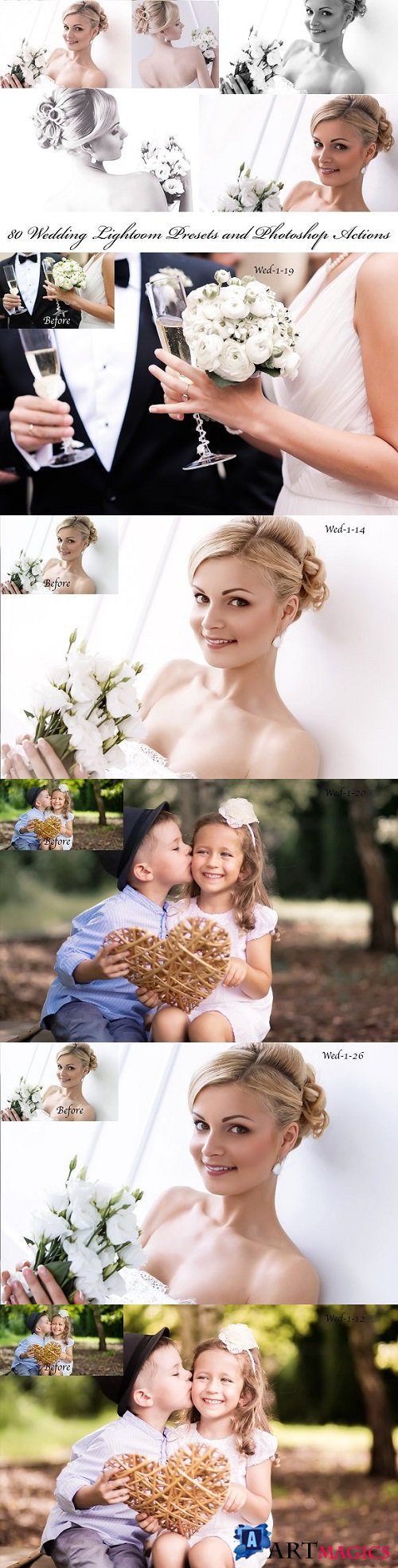 80 Wedding Presets and Actions 1984713