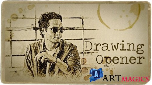 Drawing Opener - Premiere Pro Templates