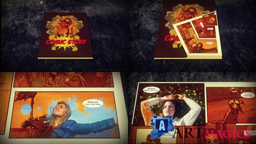 Comic Slideshow 20057261 - Project for After Effects (Videohive)