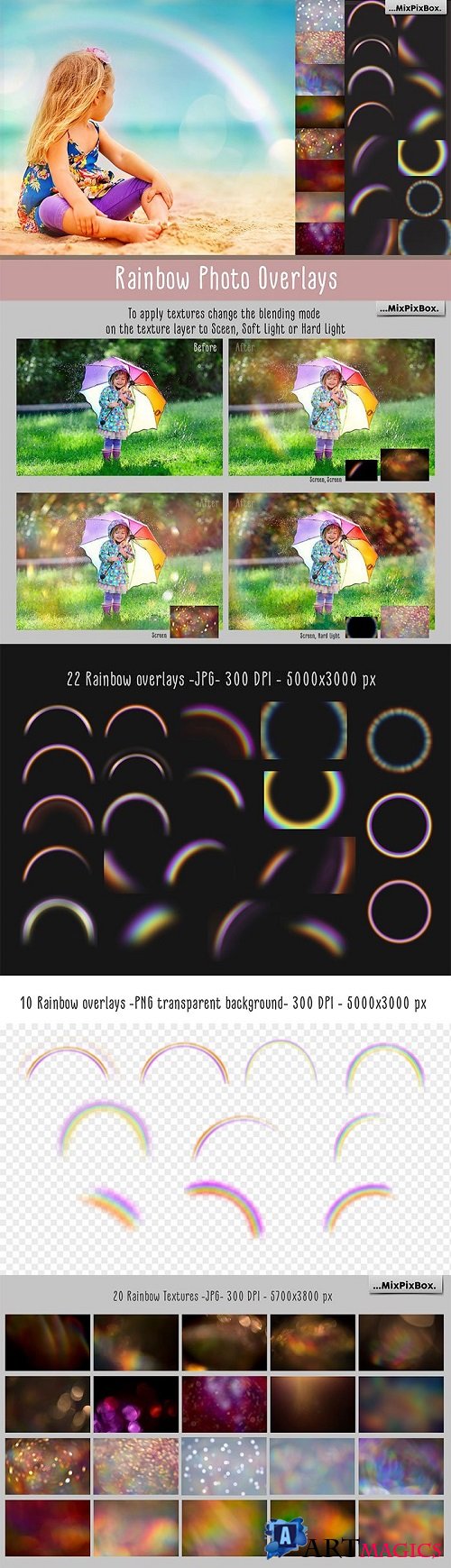 Rainbow overlays & textures - 1659079