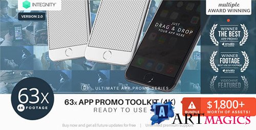 The Ultimate App Promo - UltraHD Mockup Toolkit - Project for After Effects (Videohive)