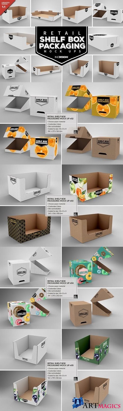 Retail Shelf Box Packaging MockUps1 - 1404860