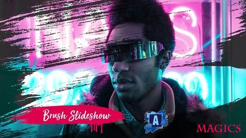 Brush Slideshow 50541 - Premiere Pro Templates