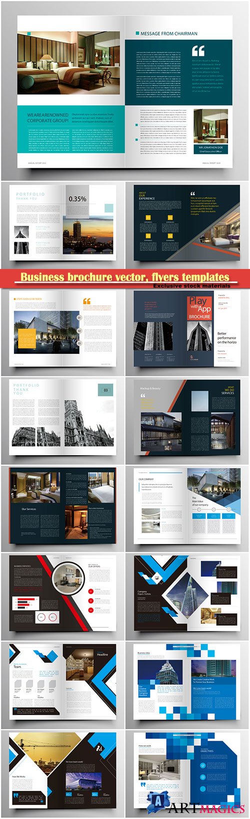 Business brochure vector, flyers templates, report cover design # 93