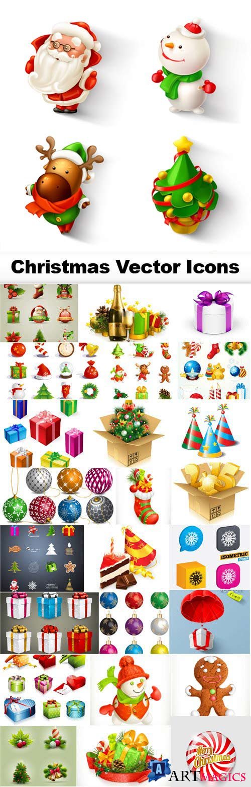 Christmas Icons 25xEPS