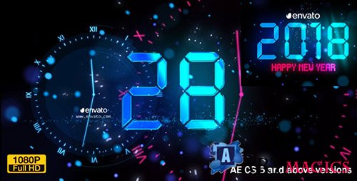 New Year Countdown 2018 - Project for After Effects (Videohive)
