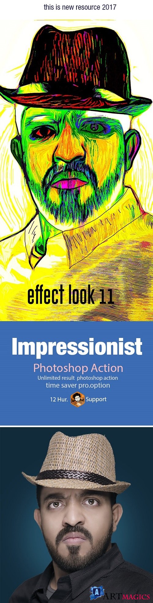 Impressionist Photoshop Action 20995679