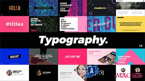 Typography 20906628 - Project for After Effects (Videohive)