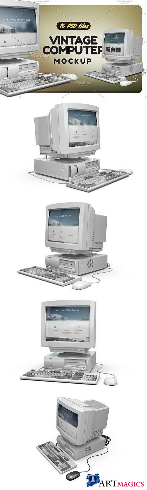 Vintage Computer Mock-up 2085696