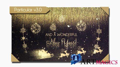 Golden Christmas Wishes - Project for After Effects (Videohive)