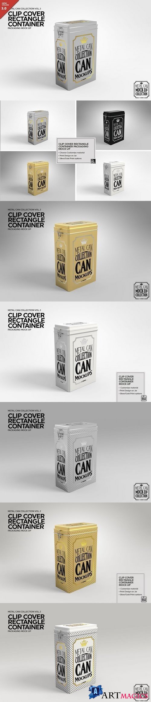 ClipCover Rectangle Container MockUp 1929519