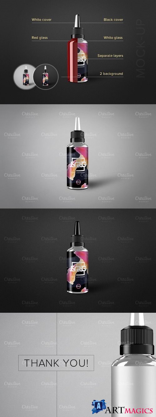 E-liquid Bottle Mockup Vape 2019014
