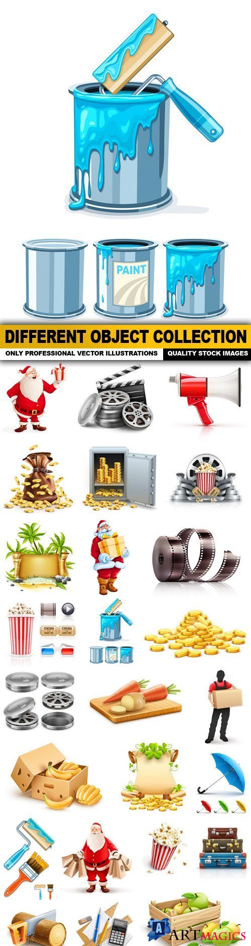 Different Object Collection - 25 Vector