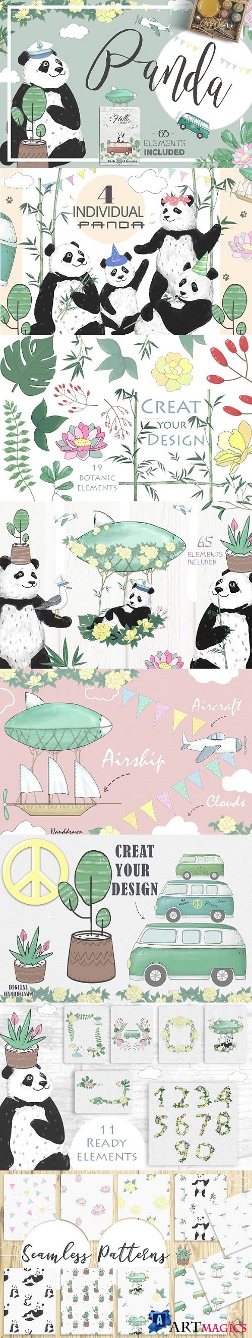 Pandas Merry Party - 1690328