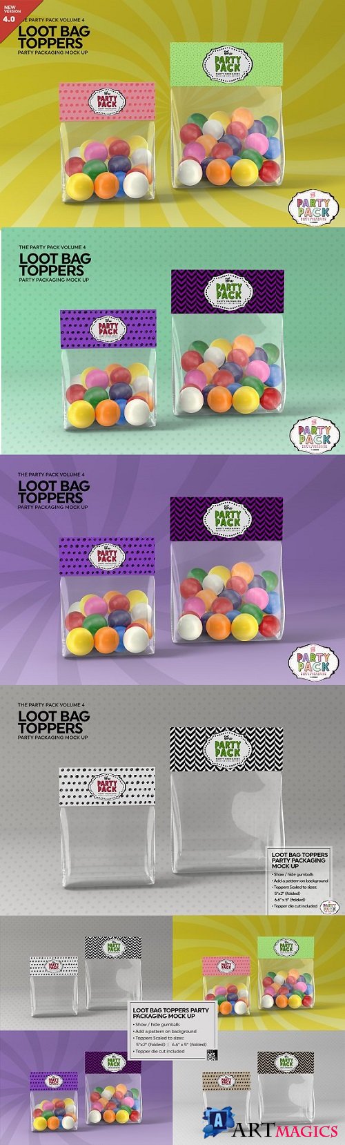 Loot Bag Packaging Mock Up - 2198508