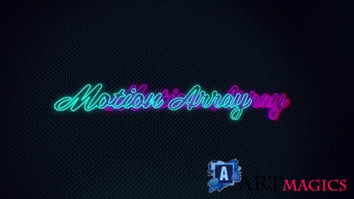 Neon Glowing Logo 56941 - After Effects Templates